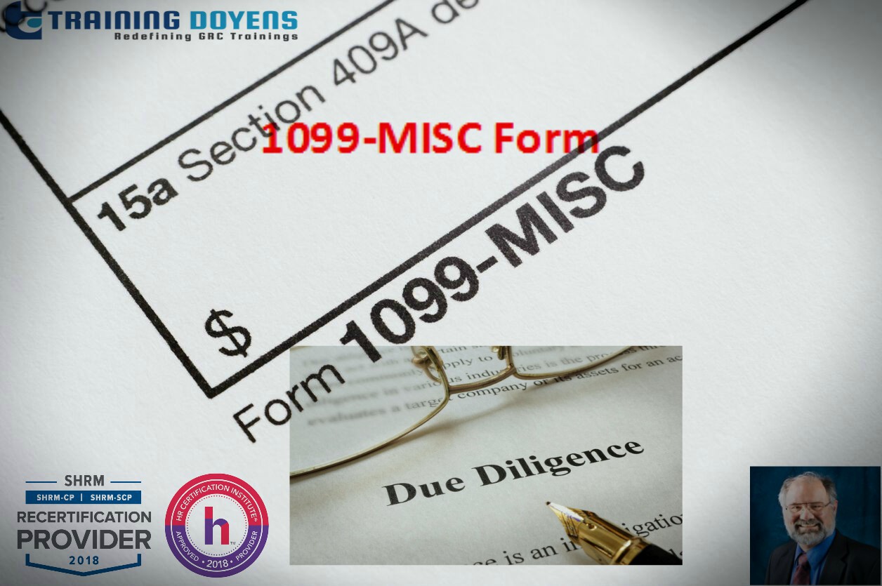 Live Webinar on Form 1099- MISC Compliance, Due Diligence, Reporting Requirements - Latest Updates